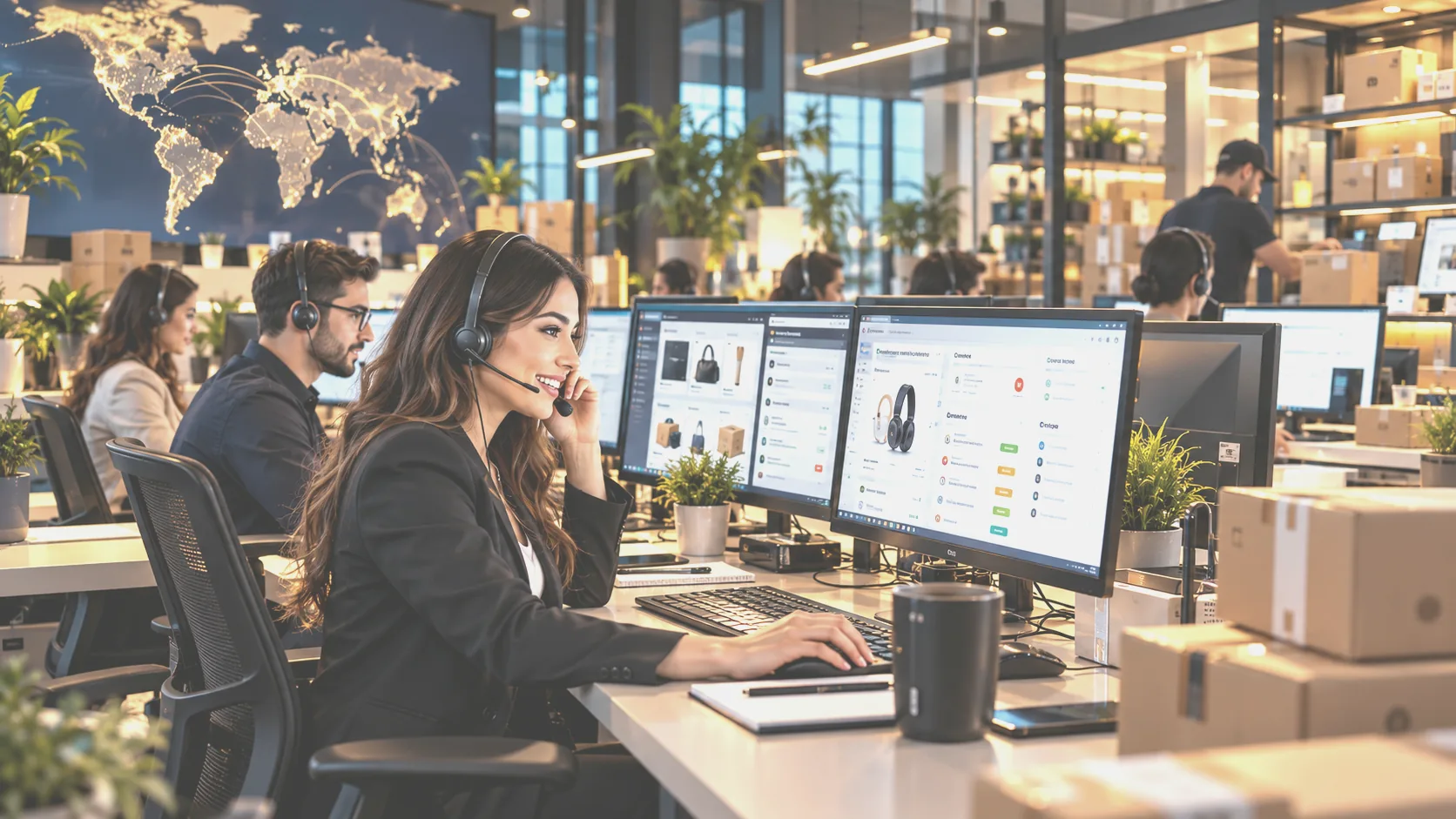 eCommerce customer care and account operations team