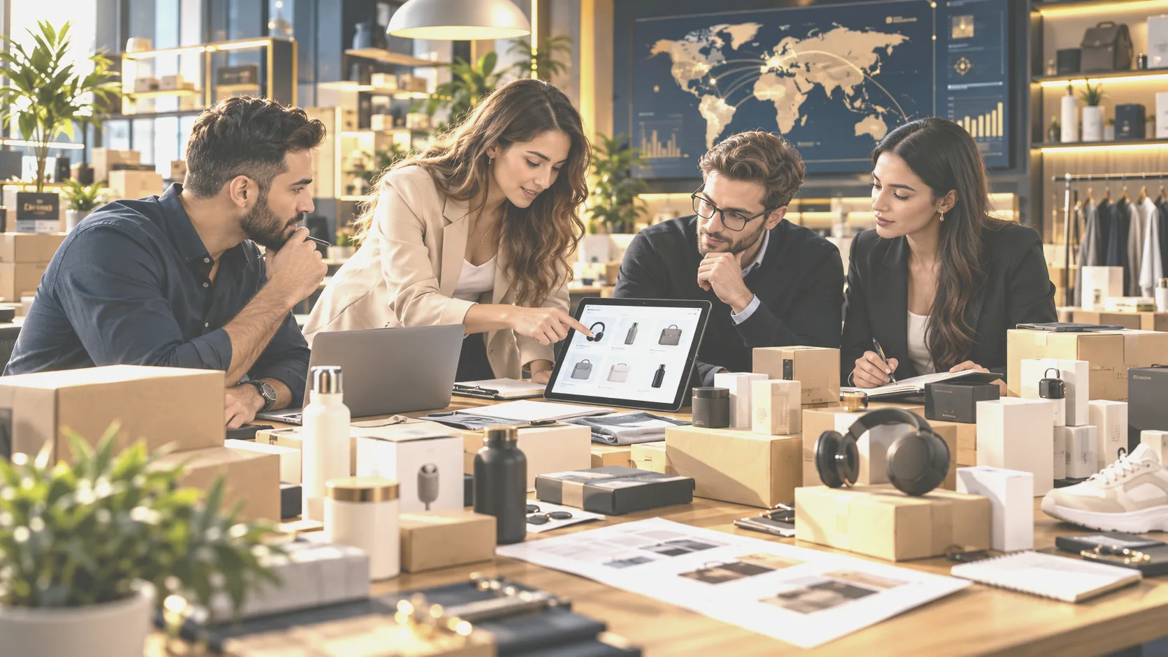 eCommerce product sourcing and merchandising workflow