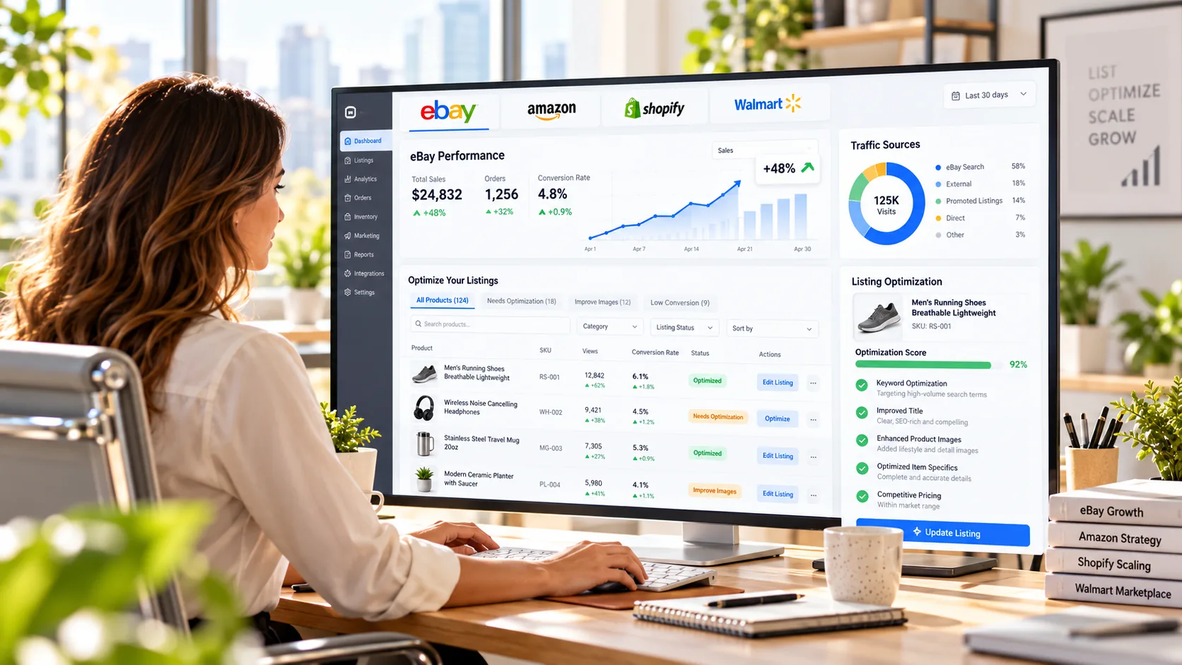 eBay seller fulfillment and marketplace operations