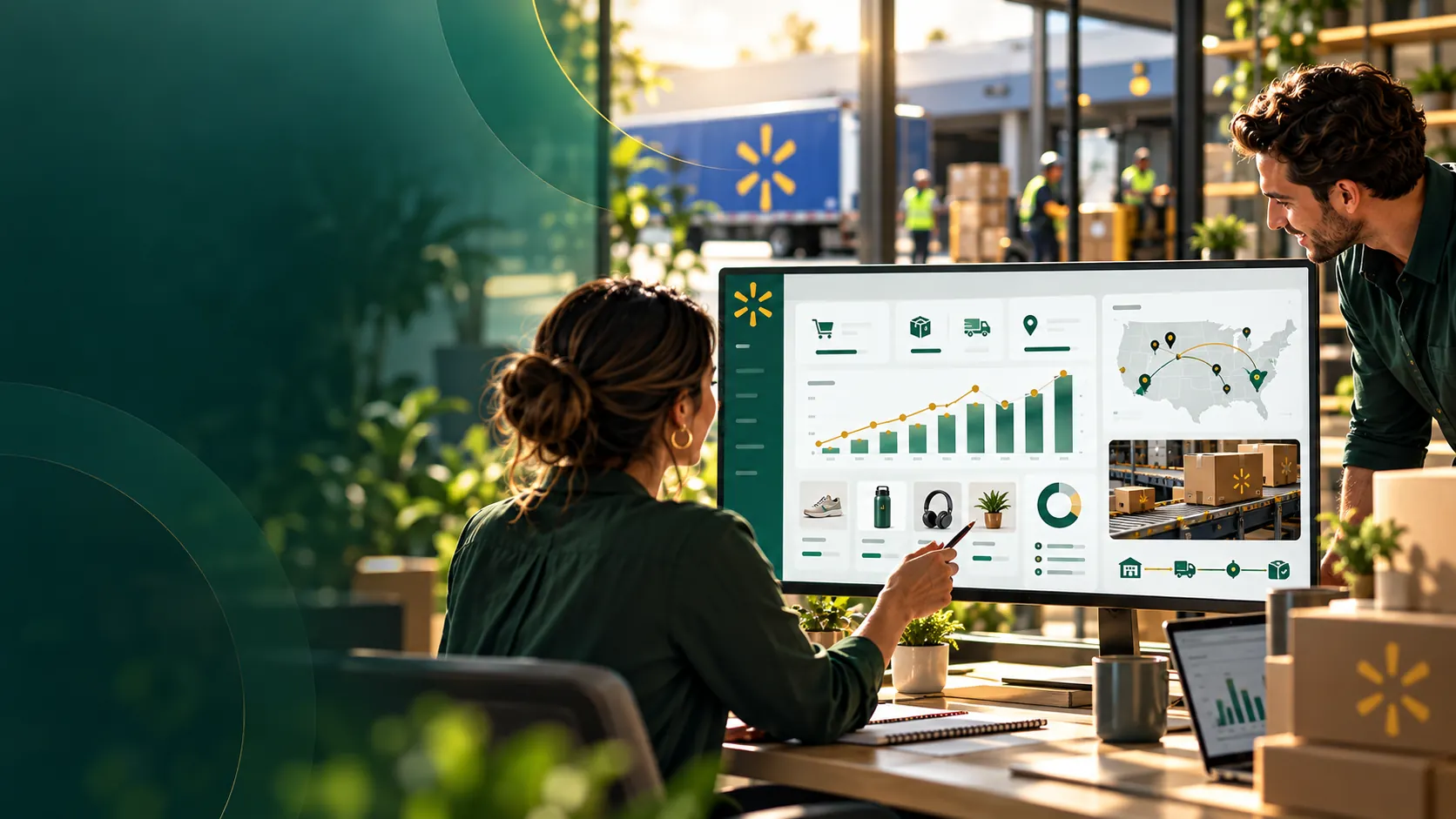 Illustration of Walmart WFS operations